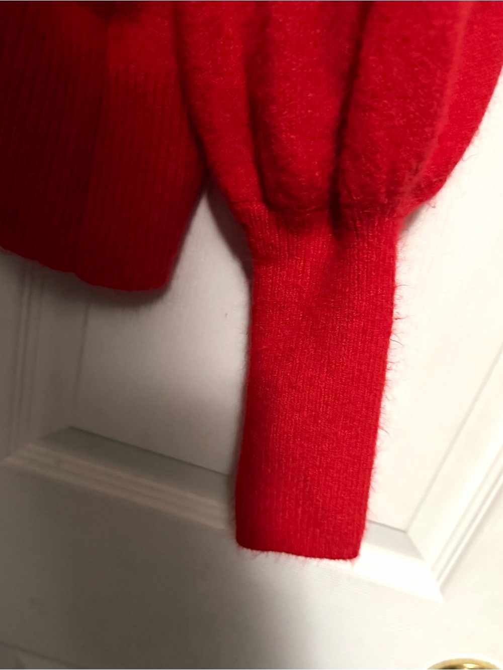 CeCe Red Pearl-Accent Crewneck Sweater - Picture 5 of 6